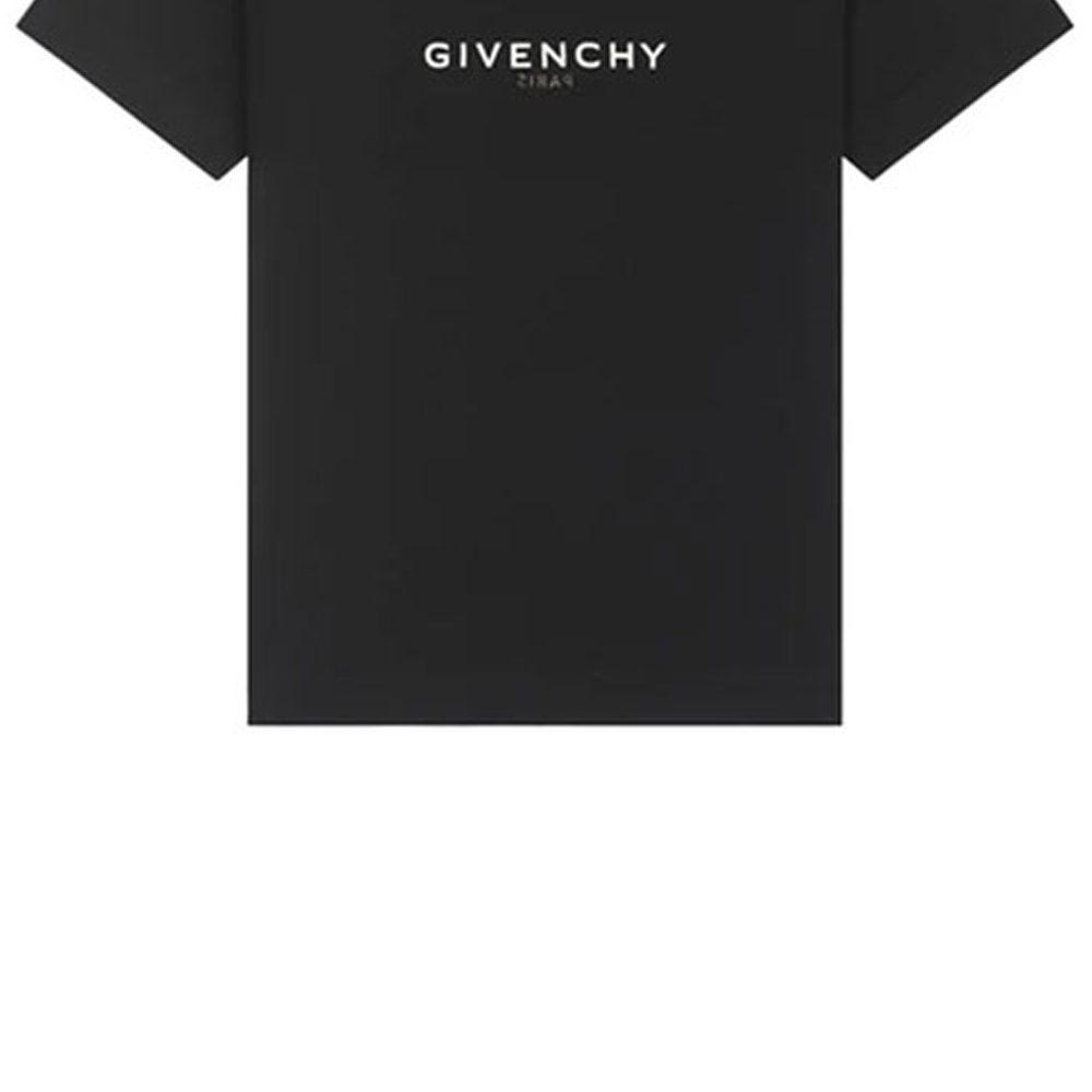 Givenchy Футболка оверсайз с принтом логотипа BM71533Y6B-001
