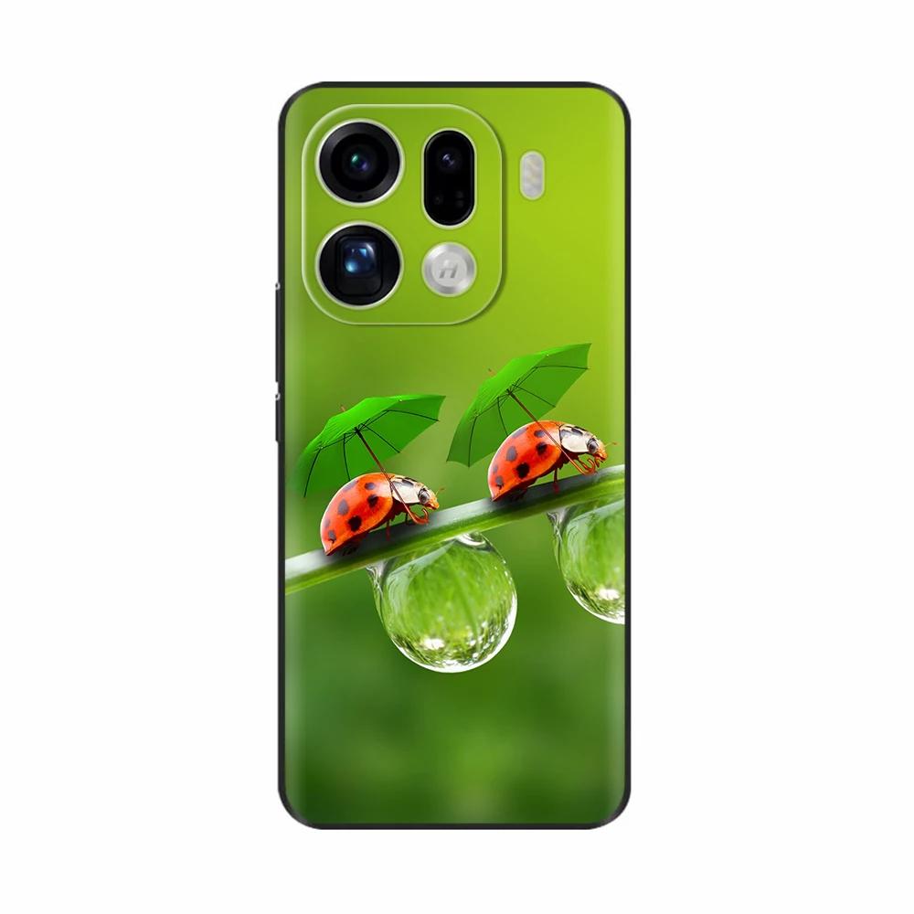 Чехол для OPPO Find X9 Pro Милые Цветы Мультяшная Задняя Крышка Для OPPO Find X9 Чехлы FindX9 Pro Ударопрочные Чехлы для Телефона Funda Оболочки