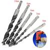 For Woodworking Drilling Drill Bits Three-pointed /10mm /5mm /6mm /8mm 5 Piece Set Hex Shank High Carbon Steel