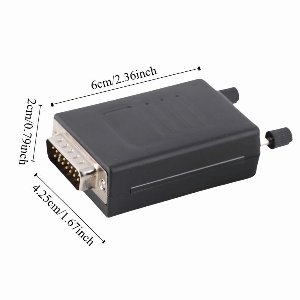 DB15 DB15 Разъем Безпаечный Штекерный Разъем DB15 Разветвитель с Корпусом 15-контактный Модуль Разветвителя Разъем