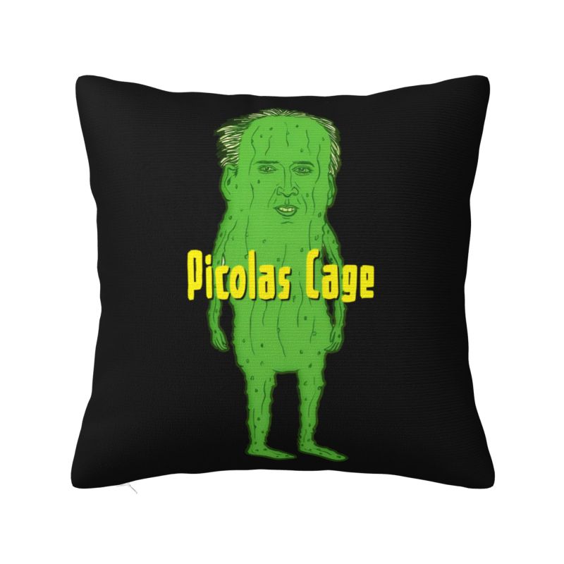 Fashion Thiccolas Cage Funny Nicolas Meme Cushion Covers xcm Velvet Throw Pillow Case Sofa Square Pillowcase Home Decor