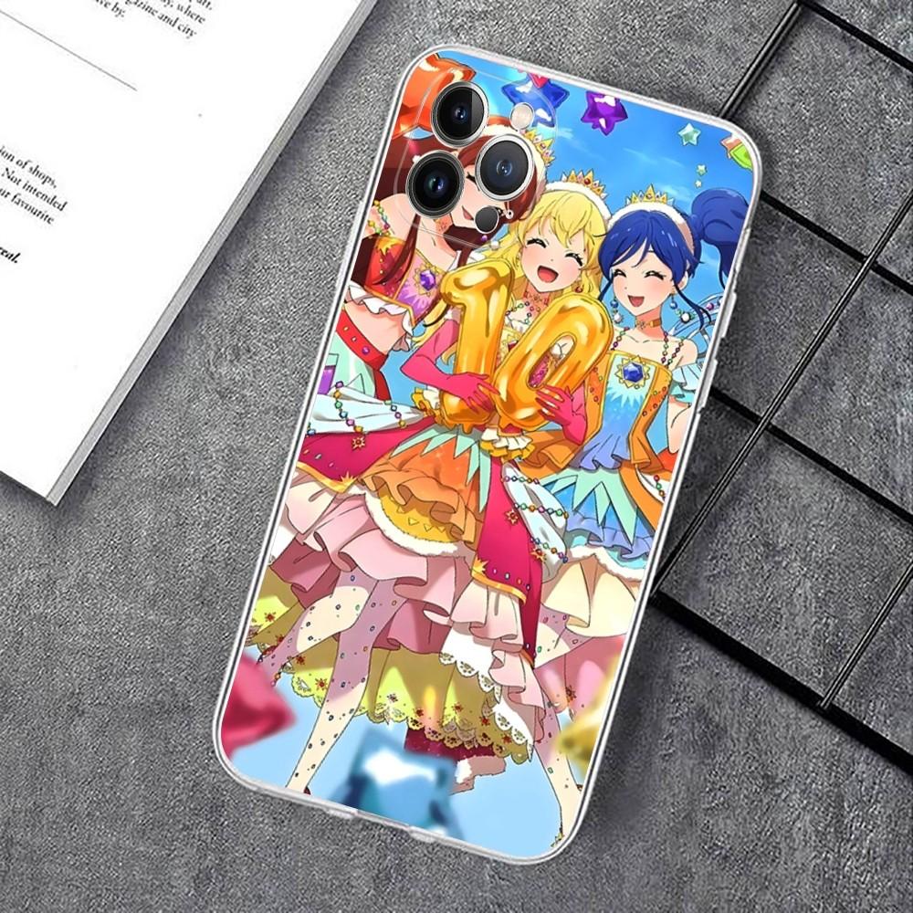 Аниме A-aikatsu Чехол для телефона Для IPhone 16 15 14 11 12 13 Mini Pro XS Max Чехол 6 7 8 Plus X Funda Shell