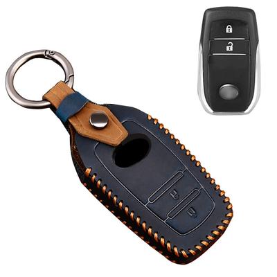 Чехол для ключа для Toyota, Чехол для смарт-ключа, Крышка для ключа, Натуральная кожа 2J, Разработан для