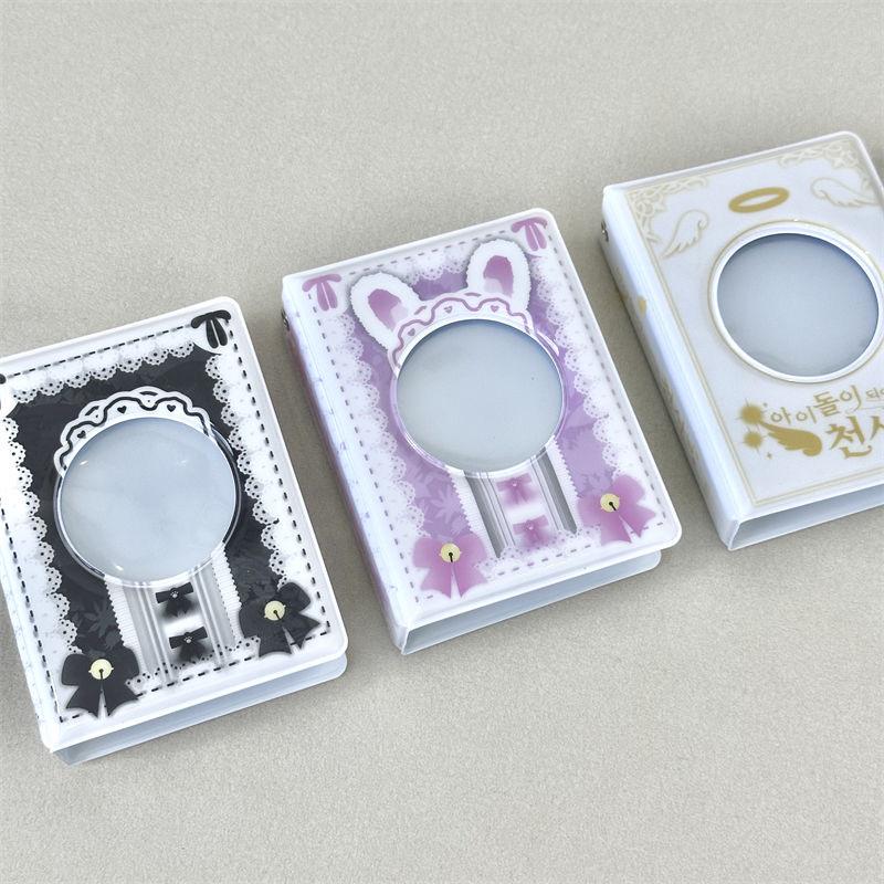 Creative Design Rainbow Mini Photo Album with 20 Pages Storage Sweet 3 Inch Kpop Photocard Album for Couple Friends Gift 2025