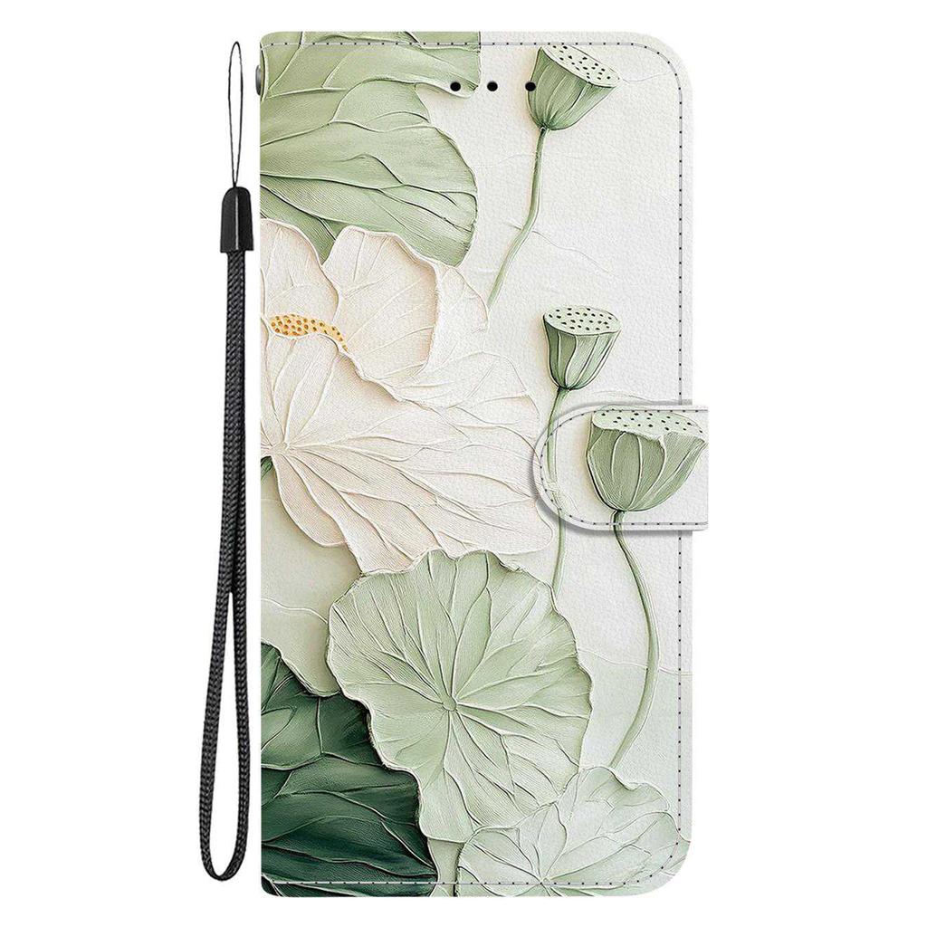 For Samsung Galaxy A36 5G Wallet Case Pattern Printing Leather Stand Phone Cover with Strap