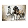 Handsome Horse Painting Canvas Poster Animals Wall Art Pictures for Living Room Bedroom Playroom Modern Home Decor