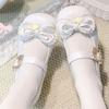 Daily Cute Sweet Versatile Puff Mary Jane Shoes 2025 Women's New Lolita Star Bow Shoes