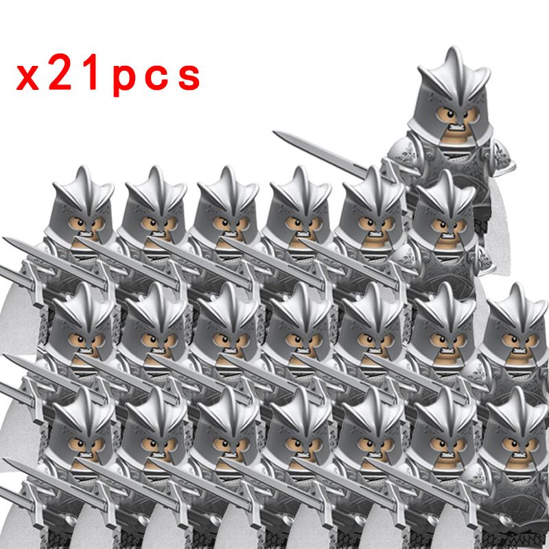 MOC Престолы Золотая Броня Воин Стражник Джейме Ланнистер Барристан Селми Мерин Трант Конструкторы Мини Экшн Фигурка Игрушки