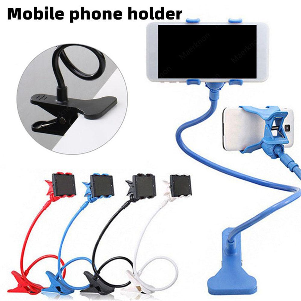 Universal Cell Phone Holder Flexible Long Arm lazy Phone Stand For Samsung Huawei 360° Rotation Stable Bracket