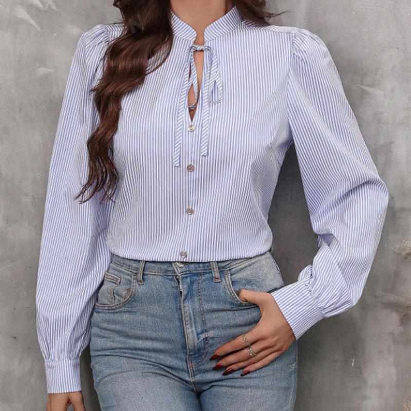 Женский элегантный весенне-летний французский полосатый свитер с длинным рукавом, универсальная блузка, рубашка, топ