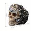 1pc Stainless Steel Titanium Steel Retro Hollowed Out Skull Man Ring for Men