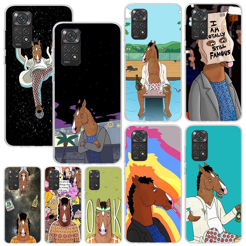 Cartoon B-BoJack Horsemans Phone Case For Xiaomi Redmi Note 15 13 14S 14 Pro Plus 12S 11S 10S 12 11E 10 11T Art Fundas Back Cove