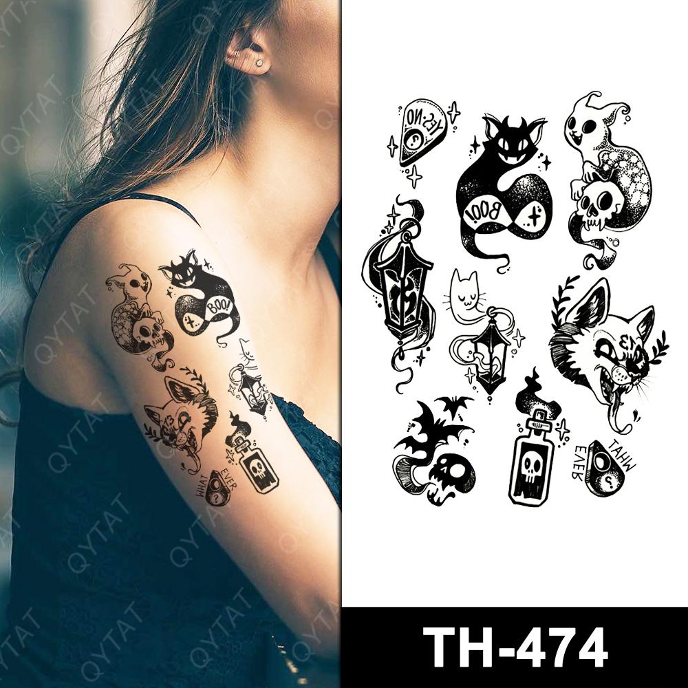 Qianyu Tattoo Supplies Party Set Waterproof Sexy Body Fake Tattoo Sticker