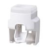 Automatic Toothpaste Squeezer Toothbrush Holder Wall Mount Modern Bathroom Toothpaste Tube Extruder Dispenser Squeezing Tool Cup Storage Organizer