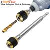 Chuck Extension Adapter Convertor Hex Shank Quick Release Change Bar Socket Electric Screwdriver Bit Holder Kit For Screws Nuts