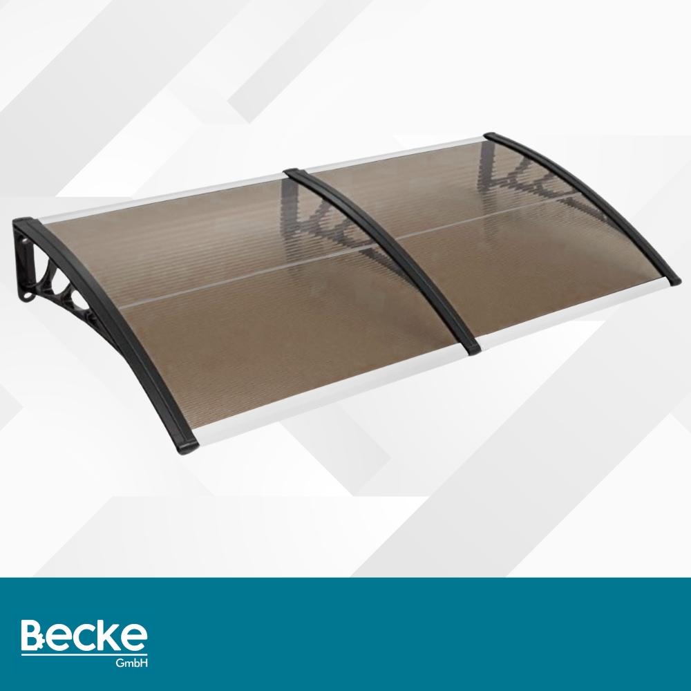 Canopy Over Entrance Door Window Balcony Roof Polycarbonate 150X80 Brown
