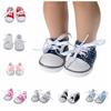 7CM Doll Canvas Shoes Mini Doll Sneakers Doll Accessories BJD Doll Shoes  43 Cm Baby Dolls