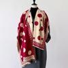 Korean Version Of Polka Dot Girl Style Double-Sided Two-Color Imitation Cashmere Scarf Winter High-End Temperament Warm Shawl