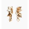 H&M Petal Dangle Earrings Gold 1303353001