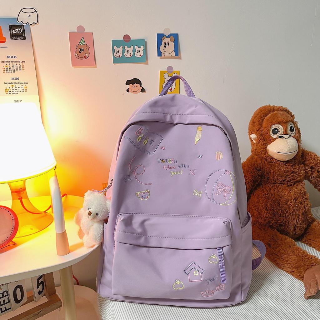 Милый рюкзак в корейском стиле Ulzzang Harajuku для девочек средних и старших классов