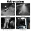 Car Interior Lights 5V 6LED Night Hand Touch Light Reading Light Indoor Car Lighting Car Roof Magnets Reading Lamp Ceiling Lamp