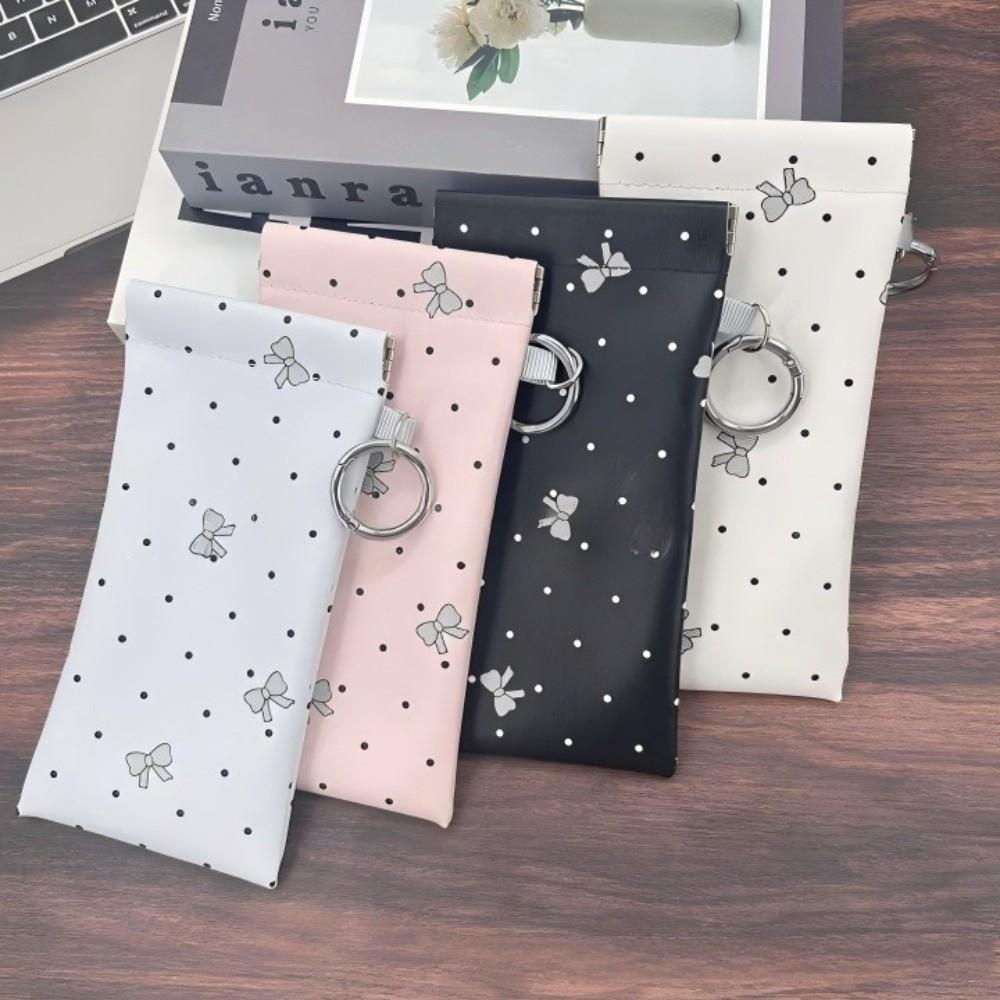 Soft Glasses Storage Bag Dot Bow Myopia Glasses Case Eyewear Accessories