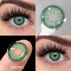 Eyeshare Contact Lenses Colored Contact Lenses for Brown Eyes Natural Beauty Pupils Yearly 14.5mm Big 2pcs Soft