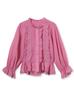 Snidel Cotton Voile Blouse SWFB251172 Pink Women's