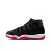 Air 11 Retro Bred Velvet женские кроссовки черные спортивные-красные белые DB5457-061