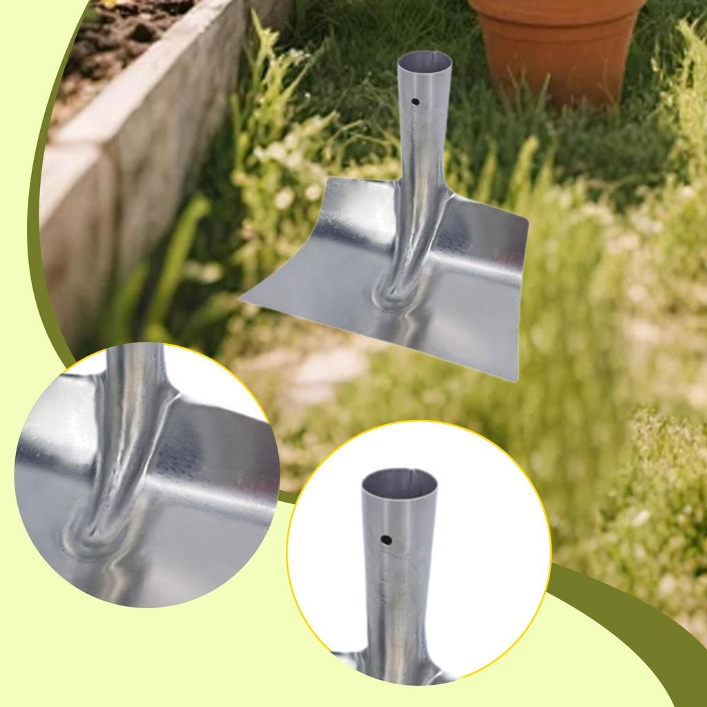 Concrete Rake Head Placer Spreading Leveling Tool Stainless Steel Manual Gardening
