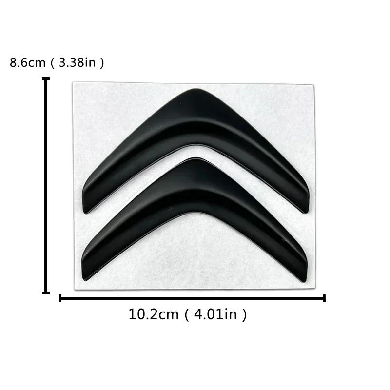 ZCAXR1 Metal 10.2x8.6cm Car Front Hood Trunk Emblem Stickers for Citroen C4 C3 C5 C1 C6 C8 DS3 DS5 DS4 DS6 Xsara C-Elysee Picasso Nemo