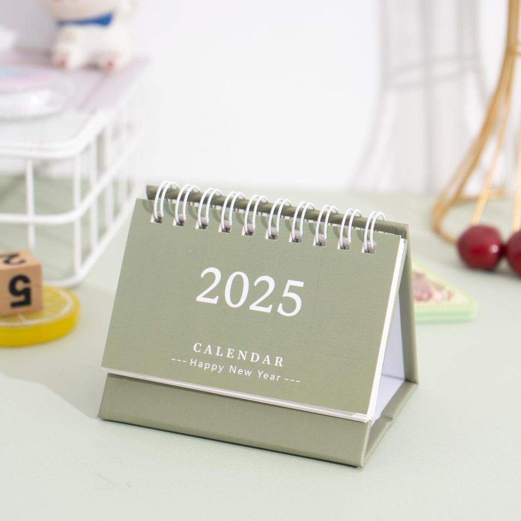 Календарь 2026/2025/2024 Простой Мини Настольный Календарь Каваи Список Дел Ежедневное Расписание Настольный Планировщик Канцелярские Принадлежности для Дома и Офиса