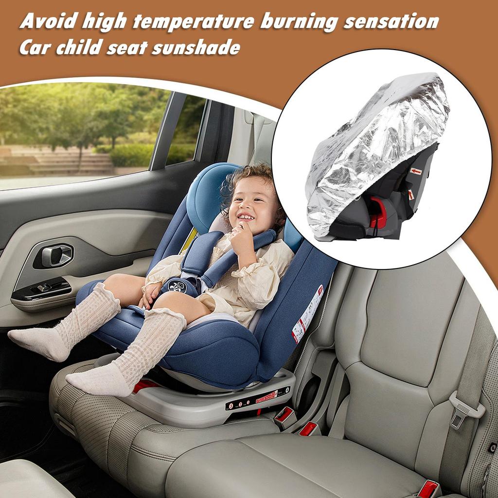 108*80cm Car Seat Baby Seat Sun Shade Protector Cover For Kids Aluminium Film Sunshade UV Protector Dust Insulation Cover