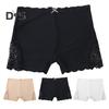Women Safety Pants High Elasticity Solid Color Lace Seamless Soft Breathable Anti Exposure Mid Waist Quick Dry Under Skirt Shorts Safety Underpants