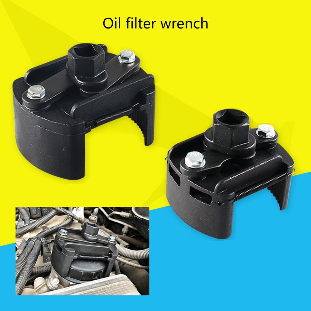 2-х захватный ключ для снятия топливного фильтра, масляный фильтр, регулируемый 60-80 мм/80-105 мм, инструмент для замены и разборки фильтра с 2 захватами