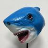 Funny Shark Hood Mask Cosplay Marine Organisms Blue Shark Latex Masks Halloween Carnival Dress Up Party Costume Props