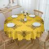 Animal Bee Wings Round Table Cloth Festival Dining Waterproof Tablecloth Table Cover For Wedding Party Decor