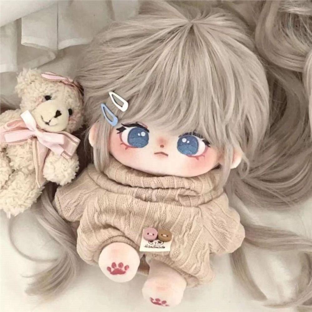 Красивая одежда для 20-сантиметровой хлопковой куклы, модная толстовка, трендовый K-pop наряд для плюшевых кукол