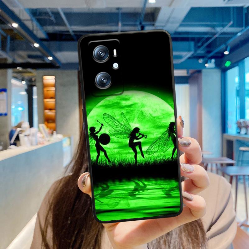 Animation Peter Pan Cut For OPPO Find X6 X5 X3 A54S A5 A94 A16 A53S A57 A74 A72 A98 A78 A96 A9 5G Black Cover Phone Case