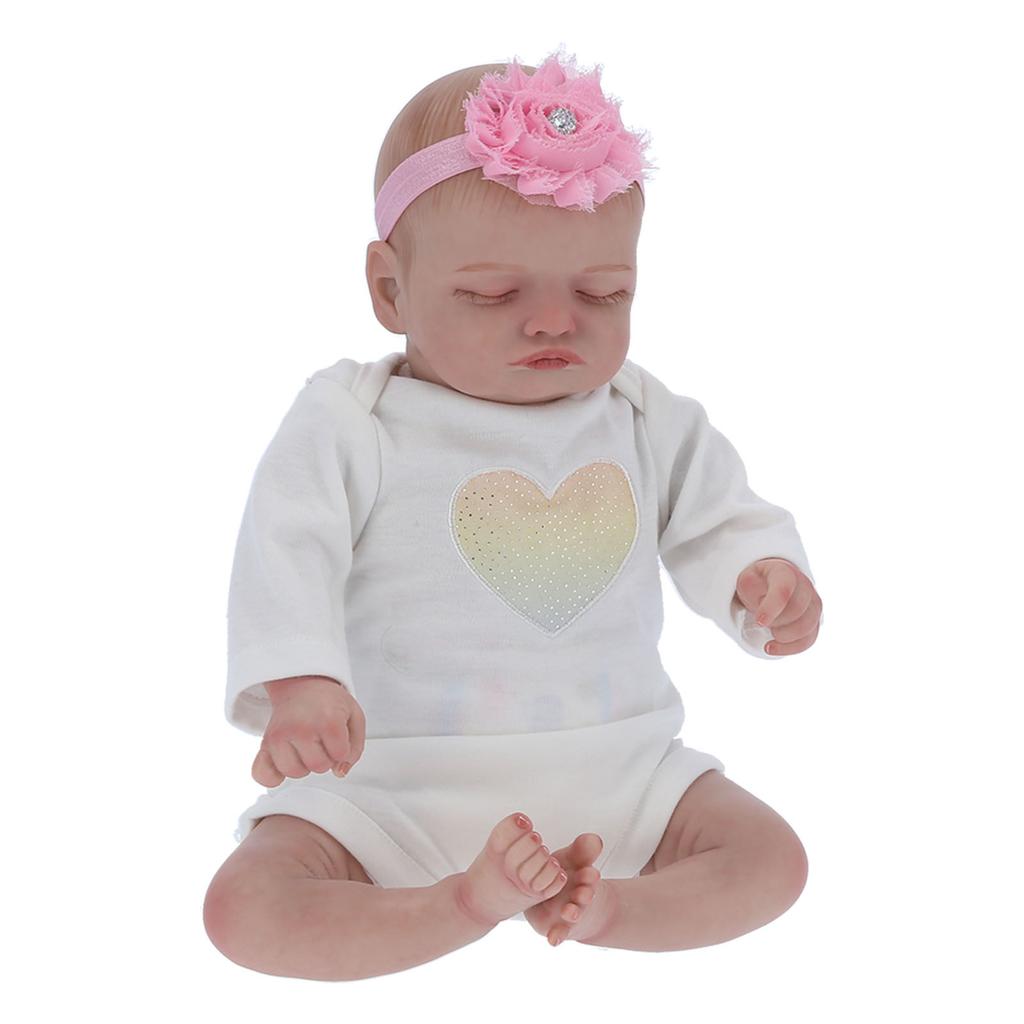 40 см / 15,7 дюймов Спящая девочка Кукла Имитация Реалистичной Куклы Ребенок Бутылочка Для Кормления Соска Набор