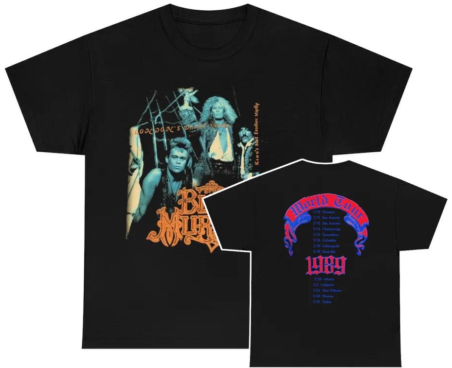 Blue Murder 1989 World Tour Tshirt Tees TopDouble Sided