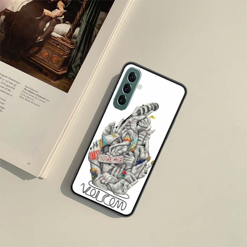 Чехол для телефона с логотипом Volcom для Samsung A16 A26 A36 A56 Galaxy A17 A12 A52S A13 A23 A33 A53 A22 A32 A02S A03S A42 A72 A73 A9 A8 A7 A6
