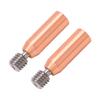 2Pcs 3D Printer Throat Nozzle Ti Alloy Copper Bimetal for Ender 3 3 V2 3 Pro Hotend 1.75mm Bore