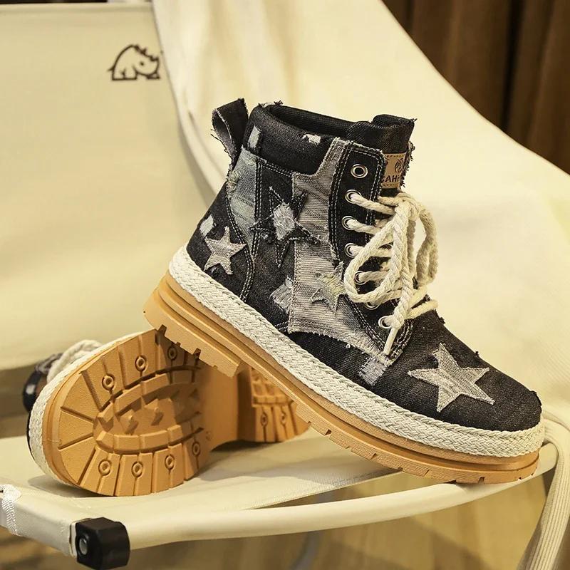 Новые мужские повседневные туфли зимние дизайнерские роскошные ковбойские военные ботинки челси на платформе кожаные тактические рабочие защитные кроссовки до щиколотки