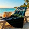 Seattle Seahawks Customize Your Name Beach Towel Quickdry Soft Microfiber Suitable For Sports Travel Swimming Yoga Bathroom Beach And Pool