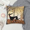 Autumn Hound Square Pillow Covers Polyester Room Greyhound Whippet Lurcher Dog Cushion Cover Cute Throw Pillow Case
