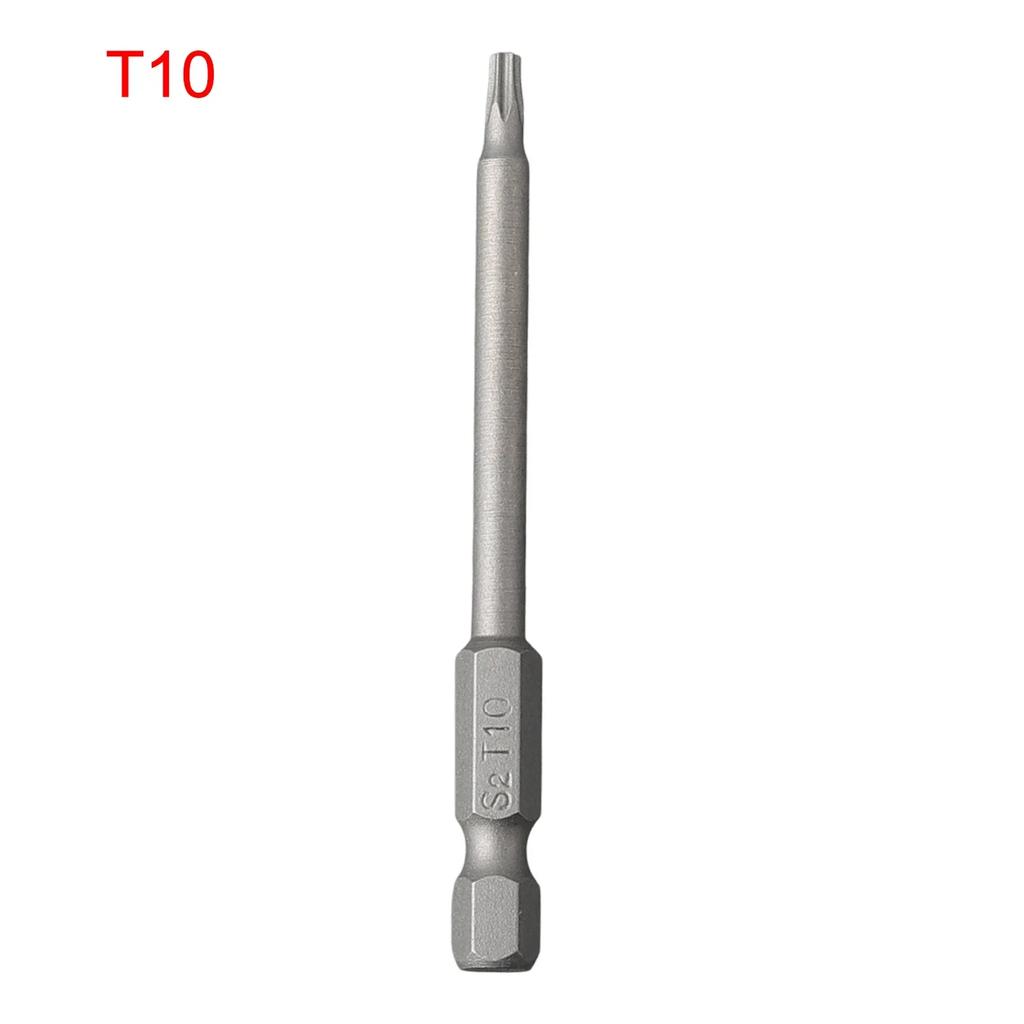 1 шт. 75 мм Длина T6-T40 Магнитный набор бит Torx для отвертки Головка для электрической отвертки T6, T7, T8, T10, T15, T20, T25, T27, T30, T40