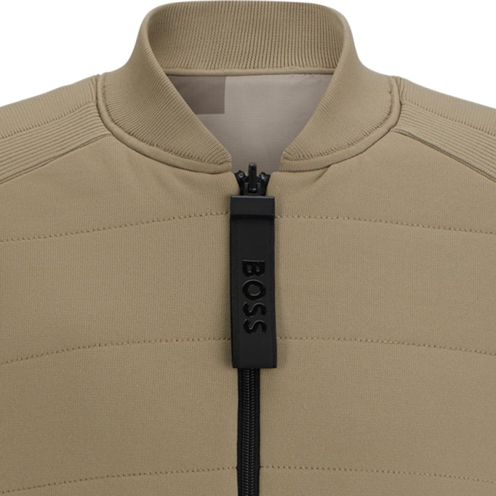 HUGO BOSS Jackets Men's Khaki Baseball Collar Moderate Other 50498522-334