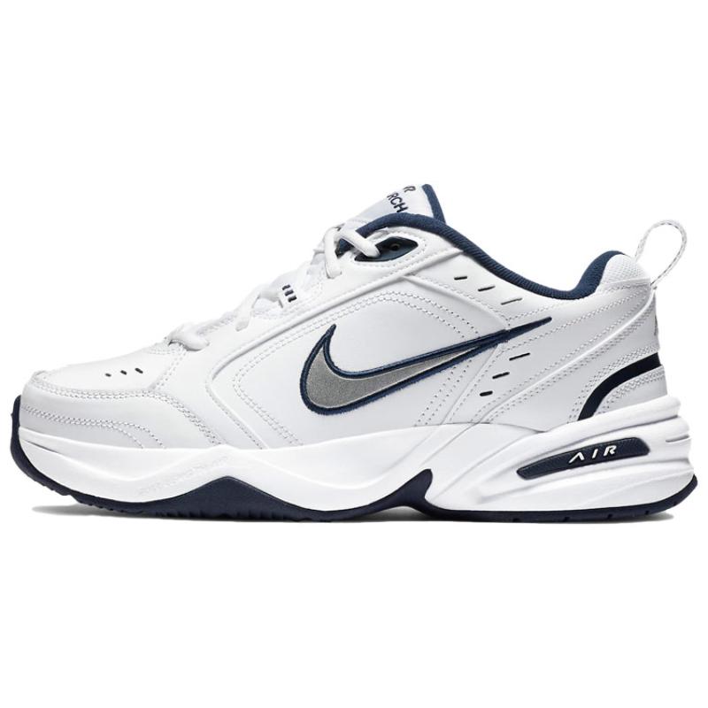 Nike Кроссовки Air Monarch Iv Белые Темно-синие 415445-102
