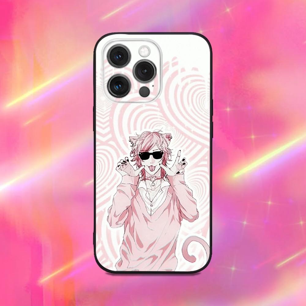 Чехол для телефона Ayato Yuri Y-Yarichin Club для iPhone 16,15,14,13,12,11,Pro,Max,Plus,X,XS,XR,SE,8,7,Mini, Мягкий силиконовый черный чехол